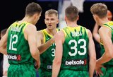 Po dar vienos užtikrintos pergalės – pagyros lietuviams ir treneriui: „Vienos geriausių rungtynių treniruojant Maksvyčiui“