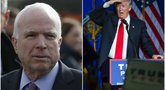 J.McCainas ir D. Trumpas (nuotr. SCANPIX)