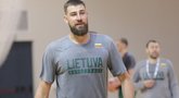 Krepšinio rinktinės treniruotė (nuotr. Tv3.lt/Ruslano Kondratjevo)