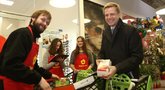 „Maisto banko“ akcijos startą paskelbė naujasis Vilniaus meras (nuotr. Organizatorių)