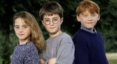 „Harry Potter“ žvaigždės – Ruper Grint, Daniel Radcliffe, Emma Watson (nuotr. SCANPIX)