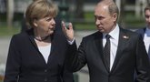 A. Merkel ir V. Putinas (nuotr. SCANPIX)