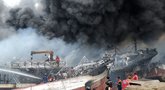 Balio jūrų uostą apėmė didžiulis gaisras (nuotr. SCANPIX)