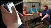 Jauna mergina pametė galvą dėl 17 metų vyresnio vyro: vieną po kito jam perka mobiliuosius telefonus (nuotr. stop kadras)