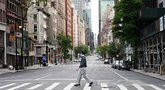 Ištuštėjusios Niujorko gatvės (nuotr. SCANPIX)