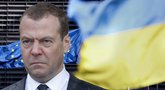 Ukrainos atsakas Medvedevui: klausimas, kur tu pats būsi po 2 metų (nuotr. SCANPIX) tv3.lt fotomontažas