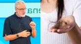 Unikauskas atsakė į žiūrovės klausimą: štai, kas sukelia plaukų slinkimą  