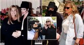 . Buvusi Michaelo Jacksono Debbie Rowe su pop karaliumi (nuotr. SCANPIX)