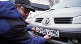 Latvija uždraudė automobilius su rusiškais numeriais: nuo šio jie bus konfiskuojami (nuotr. SCANPIX)