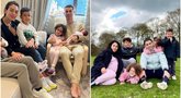 Cristiano Ronaldo su šeima (nuotr. Instagram)
