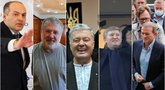 Ukrainos oligarchai (tv3.lt koliažas)