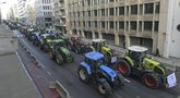 Briuselio keliuose – šimtai protestuojančių ūkininkų traktorių (nuotr. SCANPIX)