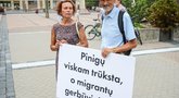 Mitingas prie Seimo prieš pabėgėlius (nuotr. Fotodiena.lt)