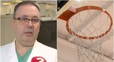 Po krepšinį žaidusio jaunuolio mirties Panevėžio rajone – kardiologo įspėjimas (nuotr. stop kadras)