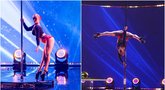 „Lietuvos talentuose“ – „Pole dance“ šokėjos Irinos pasirodymas: „Norėjau numesti svorio“    (nuotr. stop kadras)