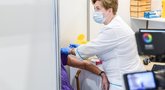 Vilniuje atvertas naujas vakcinavimo centras – panaudotos „Litexpo“ patalpos (nuotr. Fotodiena.lt)