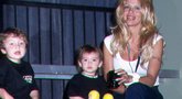 Pamela Anderson su vaikais (nuotr. Vida Press)