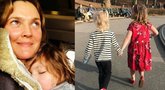 Drew Barrymore su dukromis (nuotr. Instagram)