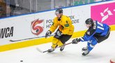 Lietuvos vyrų ledo ritulio rinktinė pirmose kontrolinėse rungtynėse nugalėjo estus (nuotr. hockey.lt)