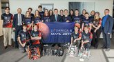 Europos robotikos čempionate su rusais atsisakę varžytis moksleiviai apdovanoti stipendijomis (nuotr. Vilniaus miesto savivaldybės)