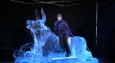 TV3 Žinios. Tūkstančiai lietuvių plūdo į Latviją dėl neeilinio vaizdo: iš daugiau nei 80 tonų ledo sukurta per 60 skulptūrų  (nuotr. stop kadras)