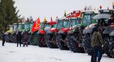 Ūkininkų protesto akcija  (Erikas Ovčarenko/ BNS nuotr.)