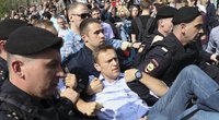 A. Navalno sulaikymas protesto akcijos metu 2018-aisiais (nuotr. SCANPIX)
