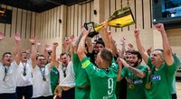„Kauno Žalgiris“ apgynė LFF Futsal Supertaurės trofėjų (nuotr. zalgiris.lt)