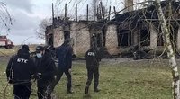 Tragiško gaisro vieta Budrių kaime (nuotr. TV3)