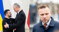 Landsbergio nepakvietimą į Zelenskio apsilankymą laiko specialia operacija: „To nebuvo net Pakso laikais“ (tv3.lt koliažas)