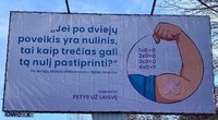 Šiauliuose – plakatas, siejantis abejones skiepais: įmonė jau svarsto nutraukti sutartį (nuotr. facebook.com)
