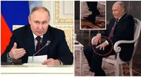 Putino sveikata kelia vis daugiau įtarimų: 1 detalė užminė mįslę (nuotr. SCANPIX ir stop kadras)  