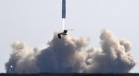 „SpaceX“ kosminės raketos prototipas leisdamasis sudužo ir sprogo (nuotr. SCANPIX)