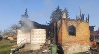 Kalvarijos apylinkėse sudegė namas  