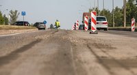 Vilnius išnaudos sumažėjusį eismo intensyvumą: skuba tvarkyti gatves (nuotr. Sauliaus Žiūros)