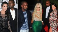 Kim Kardashian ir Kanye West (tv3.lt fotomontažas)