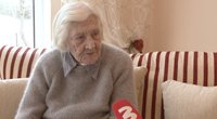 105-erių metų Zofija atskleidė savo ilgaamžiškumo paslaptį: „Dideliai mokėjau gerai šokti“ (nuotr. stop kadras)