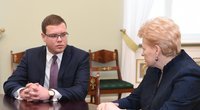 Prezidentė susitinka su kandidatu į teisingumo ministrus Juliumi Pagojumi (nuotr. Fotodiena.lt)