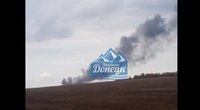 Ukrainos žiniasklaida: Rusijos oro gynyba numušė savo lėktuvą (nuotr. Telegram)
