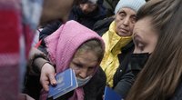 Karo pabėgėliai iš Ukrainos (nuotr. SCANPIX)