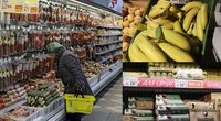 Kainos maisto prekių parduotuvėje Kijeve (nuotr. tv3.lt)