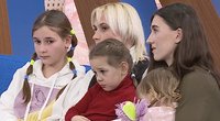 Nuo karo Ukrainoje su vaikais pabėgusios Ina ir Viktorija apie lietuvių pagalbą: „Kartais mums gėda“ (nuotr. stop kadras)