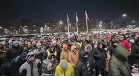Kauniečių solidarumas ieškant dingusios 9-metės griebia už širdies: naktinei paieškai susirinko didžiulė minia žmonių (nuotr. Vaidos Girčės)