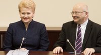 D. Grybauskaitė, Z. Vaigauskas (nuotr. Balsas.lt/Ruslano Kondratjevo)