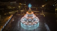 Vilniuje sužibo Kalėdų eglutė (nuotr. Vilniaus miesto savivaldybės)
