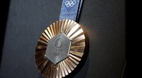 Paryžiaus olimpinių žaidynių medalis (nuotr. SCANPIX)