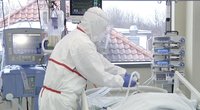 Koronaviruso išlaidos ligoninėse muša rekordus: gyvybei išgelbėti – 134 tūkst. eurų (nuotr. stop kadras)