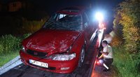 Mirtina avarija Europos Parko gatvėje - jaunas vyras iškrito iš automobilio ir žuvo (nuotr. Broniaus Jablonsko)