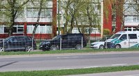 Vilniuje girtas visureigio „Toyota“ vairuotojas sukėlė avariją (nuotr. TV3)