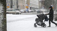 Velykų staigmena lietuviams: šalį nuklojo sniegas  